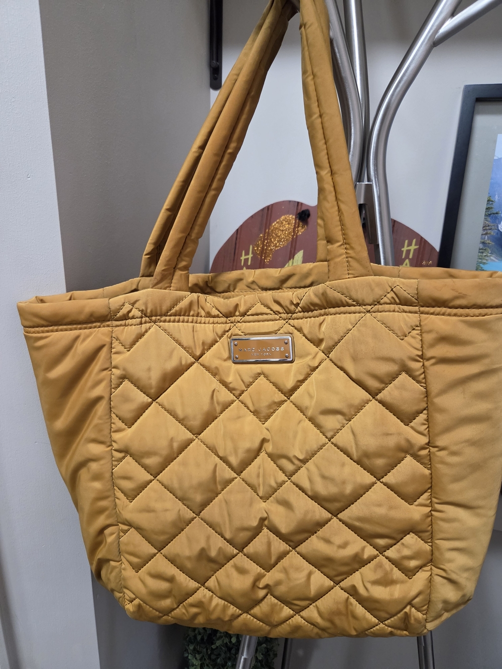 Marc Jacobs Quilted Tote in Yellow